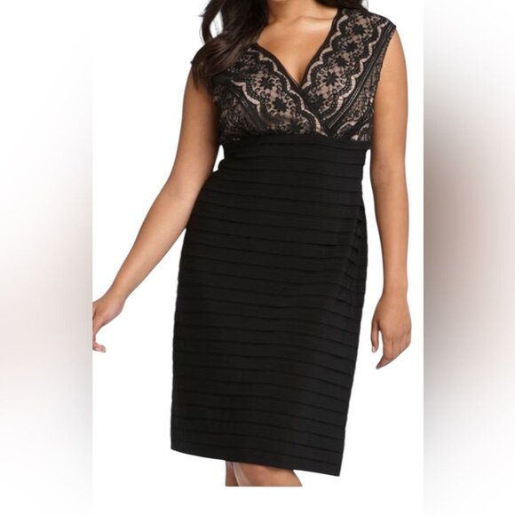 Adrianna Papell Dresses & Skirts - adrianna-papell-lace-bodice-banded-dress 18